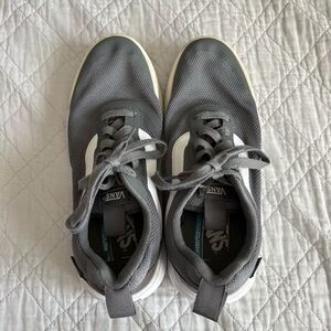 Vans Gray and White Sneakers Women’s Size 9